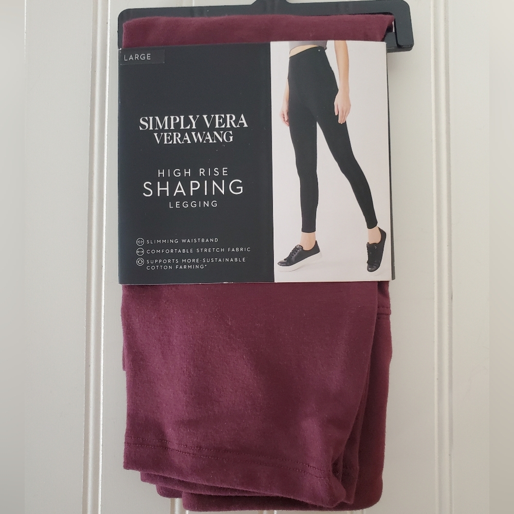 Vera Wang Leggings Women's Sz L NWT